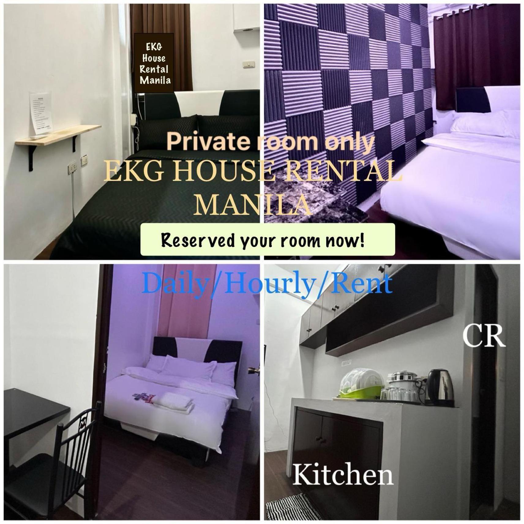 Private Room With Ac And Fan At Ekg Manila House Rental Exterior photo